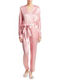 3 1 Phillip Lim - Belted Satin Jumpsuit at Saks Fifth Avenue